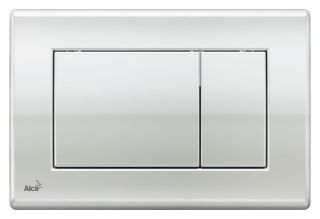 Кнопка смыва AlcaPlast для инсталляции хром матовый M272